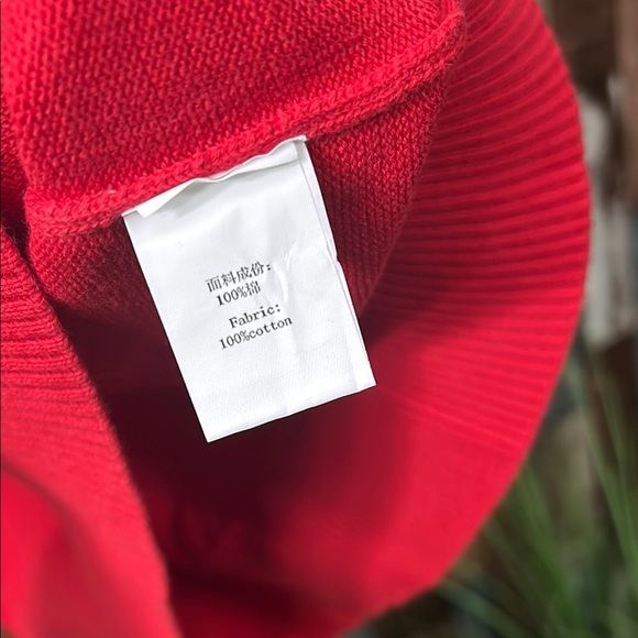 Women’s XL red cotton santa paws Christmas  Sweater - Picture 12 of 15